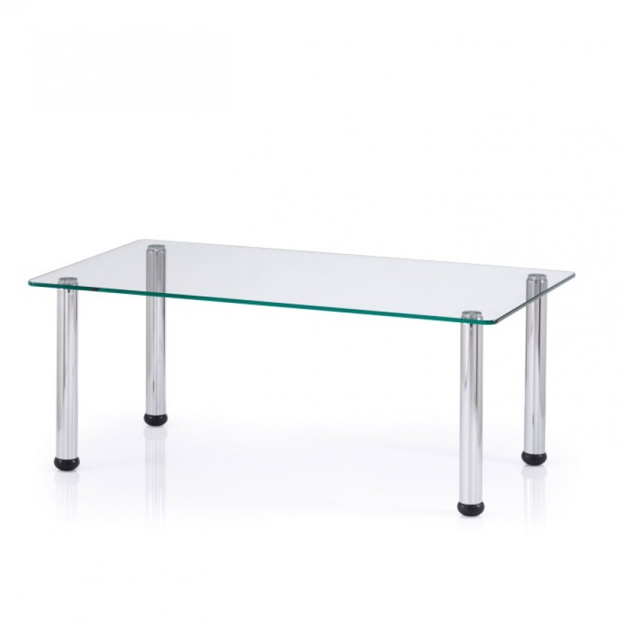 Solace Rectangular Clear Coffee Table